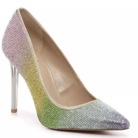 Mix No. 6 Shoes - Mix No 6 Rainbow Studded Women's Stiletto Heels